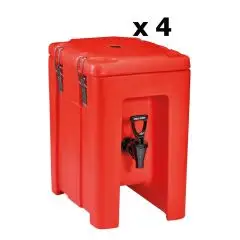 INSULATED FOOD BOX - MOD. QC05 - SUITABLE FOR THE TRANSPORT OF FOOD AND LIQUIDS - HOT OR CHILLED - CAPACITY 4,3L - DIMENSIONS cm L 24,5 x D 35 x 39,5 H - PACKAGE NO. 4 PIECES
