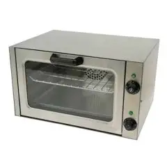 ELECTRIC OVEN - MOD. S 2 - RAPID COOKING OVEN - COOKING CHAMBER DIMENSIONS cm L 40,5 x D 25,5 x 30 h - SINGLE PHASE 230V/1/50Hz - POWER Kw 2,5 - DIMENSIONS cm L 52,7 x D 45 x 31,5 h - CE APPROVED