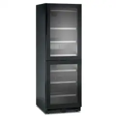 Refrigerated display cabinet for cold cuts and cheese with a capacity of 455 litres and temperature from (2x) 0 to +20 °C - Model Klimaitalia SF 180 INOX
