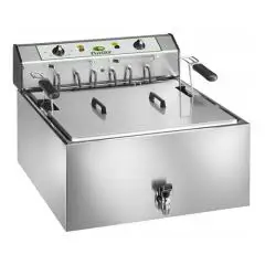 ELECTRIC FRYER - EFFE LINE - Mod. SF25P - FOR PASTRY - N. 1 Tank 25 liters of oil - Three-phase - Dimensions cm L 58,5 x D 66 x H 47,5 - CE Standard