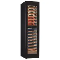 Wine display cooler with capacity Lt 385 and temperature +2° / +12 ° C / +12° / +20 ° C Klimaitalia UY 105 2VD