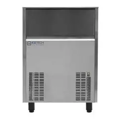 FULL CUBE ICE MACHINE - SPRAY SYSTEM - Mod SS 95 - CUBE TYPE: M/L - CUBE: gr 22/40 - AIR-COOLED VERSION PRODUCES UP TO 82 kg/24h - WATER-COOLED VERSION PRODUCES UP TO 81 kg/24h - Dim cm L 64,5 x D 64,5 x H 87