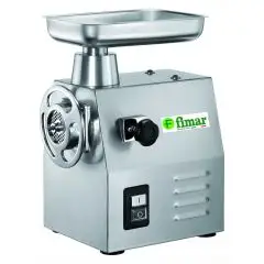 COMMERCIAL MEAT MINCER 22 RSE (removable mincing set) - Stainless steel mincing set - Power hp 1,5 - 1100W 230V Single phase - Production per hour Kg/h 150-250