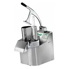 VEGETABLE AND MOZZARELLA SLICER - Mod TV2000 RN MN - AISI 304 stainless steel structure - 5 discs included - Single-phase power supply 230V/1/50Hz - Power 370W - Dimensions cm L 22 x D 61 x H 52
