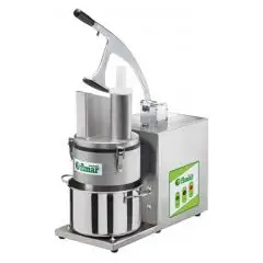 VEGETABLE SLICER - Mod TV4000 MN - AISI 304 stainless steel structure - 5 discs included - Single-phase power supply 230V/1/50Hz - Power 370W - Dimensions cm L 28 x D 63 x H 55