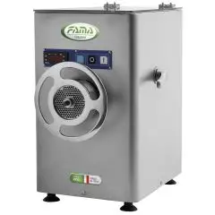 COMMERCIAL REFRIGERATED COUNTERTOP MEAT MINCER  - MOD. TRCA RE 32 - PRODUCTION PER HOUR Kg 450 - SUPPLY 230-400/50Hz THREE PHASE - DIMENSIONS Cm 35 X 53 X 55,5 - CE STANDARDS