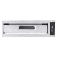 ELECTRIC PIZZA OVEN - DIGITAL CONTROL - Mod. BASIC XL9/D - Single deck oven - firebrick oven base - Chamber dimensions cm L 108 x D 108 x 14 h - N. Pizzas 9 (Ø cm 35) - Power 13,2 Kw - CE APPROVED