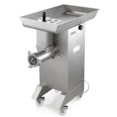 COMMERCIAL INDUSTRIAL COUNTERTOP MEAT MINCER - MOD. TC 42 GO VERT HP 7 IT - Overcurrent protection - Production per hour Kg/h 1200/1300 - THREE PHASE supply 230-400/50/3 - EC standards