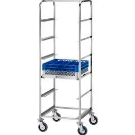 BASKET RACK TROLLEY - MOD. CP1442 - Stainless steel construction - For ...