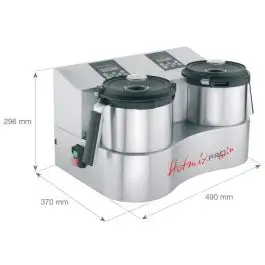 CUTTER WITH COOKING SYSTEM - Mod. HOTMIXPRO GASTRO TWIN - Multifunction ...