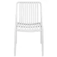 Sedia - colour white - Structure in polypropylene - Model 073-ZL76-W-FRO