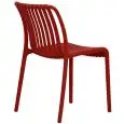 Sedia - colour rosso - Structure in polypropylene - Model 073-ZL76-Rossa