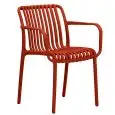 Poltroncina - colour rosso - Structure in polypropylene - Model 075-rossa