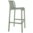 Sgabello - colour Verde - Structure in polypropylene - Model 076-ZL78LV-01