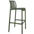 Sgabello - colour Verde - Structure in polypropylene - Model 076-ZL78V