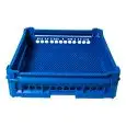 BASE RACK WITH SMALL HOLES AND EXTRA BORDER FOR MIXED ITEMS - MOD. 100106 - RACK DIMENSIONS cm L 50 X D 50 X H 120 - EC STANDARDS