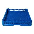 BASE RACK WITH SMALL HOLES FOR MIXED ITEMS - MOD. 100150 - RACK DIMENSIONS cm L 50 X D 50 X H 6,5 - EC STANDARDS