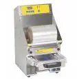 COUNTERTOP TRAY HEAT SEALERS - Mod. TESISSF213 - ELECTRIC - SEMI-AUTOMATIC - DIGITAL - 1 DIE-CUT MOULD NOT INCLUDED - MAX CONTAINER DIMENSIONS mm 235x180 - EC STANDARDS