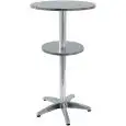 Table - colour aluminium - Structure in aluminium, top in steel stainless - Model 102-MTA016K-01