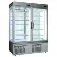 REFRIGERATED PATISSERIE DISPLAY - MOD. TEK/44 - ANODIZED ALUMIIUM EXTERIOR - LOW-E GLASS - TEMPERATURE °C +2/+10 - TWO SEPARATE COMPARTMENTS - SINGLE PHASE SUPPLY - STATIC COOLING - SELECTION OF DISPLAY GLASS ON 1, 2, 3 or 4 SIDES