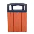 Square litter bin capacity lt 70 Medial Mod 110516