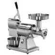 MEAT MINCER AND GRATER 12/AT - (removable mincing set) - Stainless steel mincing set - Single phase - Meat mincer production per hour Kg/h 100-160 - Grater production per hour Kg/h 40 - CE APPROVED