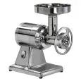 COMMERCIAL MEAT MINCER 22/TE - (removable mincing set) - Stainless steel mincing set - Power hp 1,5 - 1100W 230V Single phase - Production per hour Kg/h 150-250 - CE APPROVED
