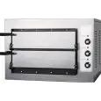 ELECTRIC PIZZA OVEN - Mod. MINI - MANUAL control panel - SINGLE PHASE/THREE PHASE - Twin deck oven - Chamber dimensions cm L 50 x D 50 x h 11 - Power 6 kW - CE APPROVED