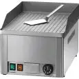 ELECTRIC COUNTERTOP GRIDDLE - Mod. FRY1/R - Grooved plate - Power 3 kw - Cooking surface cm L 32,5 x 48 - Single phase - CE APPROVED
