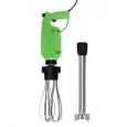 IMMERSION BLENDER - Mod. FX 40 - complete with whisk and blending leg - Blending leg speed 2500-11000 rpm - Whisk speed 250 ÷1500 rpm - Blender cm 40 - Max immersion level cm 29 - Power 400W - Supply 230V/1/50-60Hz - CE APPROVED
