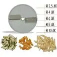 VEGETABLE SLICER DISCS for mod. chef - matchstick cut