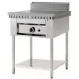 GAS PIADINA GRIDDLE POLLINI - Model C.P4 - Stainless steel feet - Stainless steel plate - Heat capacity KW 6,7 - EC standards
