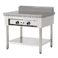GAS PIADINA GRIDDLE POLLINI - Model C.P6 - Stainless steel feet - Stainless steel plate - Heat capacity KW 11 - EC standards
