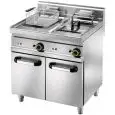 ELECTRIC FRYER - EFFE LINE - Mod. SFM 18D - Tank oil capacity Lt 18 + Lt 18 - Power kW 11,5 + Kw 11,5 - Three phase - CE APPROVED
