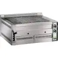 LAVA ROCK CHARGRILL B - Equipped for METHANE - Mod. B 80 - Polished opaque cast iron grill - Power 17 kW - Power supply METHANE-LPG - Dim. cm L 81 x D 70 x 38h - CE APPROVED