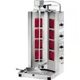 ELECTRIC GYROS KEBAB GRILL - Mod. GYR 80 - Stainless steel stucture - Meat capacity Kg 30-65 - Power 5,6 kW - Three phase - CE APPROVED