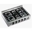 5-BURNER STOVE - Cod. EKP 96 - Gas supply - Cooktop rated thermal capacity 14,3 kW - External dimensions cm. L 90 x D 62 x 26,5 h