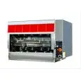 GAS PLANETARY ROTISSERIE - MOD. BETA108/P - CAPACITY N.108 POLLI - N. 2 motors - N. 12+6 rods cm 91 - Heating capacity: 24 kW - SINGLE-phase connection - Consumption: 1,89 Kg/h GAS LPG - Dimensions: Cm L 122 x P 98 x 98 h - CE Standard
