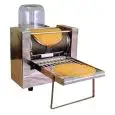 AUTOMATIC ELECTRIC CREPE MAKER - MOD. B19 - CAST IRON COOKING SURFACE Ø cm 19 - DIMENSIONS cm L 33 X D 50 X h 45 - SUPPLY V 230/50-60Hz SINGLE PHASE - POWER W 1700 - EC STANDARDS