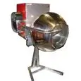 PRALINE MIXER - MOD. 500DRA - LOADING CAPACITY kg 20 - SUPPLY V 380/50-60Hz SINGLE PHASE - POWER W 370 - HEATED BY N. 2 GAS BURNERS - DIMENSIONS Cm L 50 X D 90 X h 120 - DIMENSIONS WITH AIR TUBE Cm L 70 X D 90 X H 120 - WEIGHT kg 60