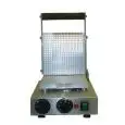 CONE/WAFER MAKER - MOD. PIASTRA 1 - N. 1 ALUMINIUM AND TITANIUM ALLOY GRIDDLE - SUPPLY V 230/50Hz SINGLE PHASE - POWER W 1500 - DIMENSIONS Cm L 25,5 X D 41 X h 23 - EC STANDARDS