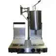 CONE/WAFER MAKER - MOD. PIASTRA 2 - N. 2 ALUMINIUM AND TITANIUM ALLOY GRIDDLES - SUPPLY V 230/50Hz SINGLE PHASE - POWER W 3000 - DIMENSIONS Cm L 56 X D 41 X h 23 - EC STANDARDS