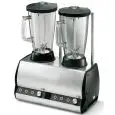 BLENDER - MOD FRUJU2 - CAPACITY N. 2 JUGS lt 2 - SUPPLY V 230/50Hz SINGLE PHASE - POWER W 750+750 - DIMENSIONS Cm L38 X D21 X h48,6 - EC STANDARDS