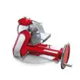 FLYWHEEL SLICER - MOD. 22468211 - Glass plate - blade Ø mm. 350 - Cut thickness mm. 0÷3 - dimensions Cm. L91 x D78 x h56 - EC standards