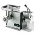 MEAT MINCER AND GRATER - MOD MIC 12 - WITH GEAR - ANODIZED ALUMINIUM structure - VENTILATED motor SINGLE PHASE - EC standards