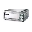 ELECTRIC PIZZA OVEN - MOD. FORPIZ - N. 1 CHAMBER - REFRACTORY OVEN FLOOR - INTERIOR DIMENSIONS cm L42,3 X D35,3 X h8,1 - POWER W 1600 - SUPPLY 230/50Hz SINGLE PHASE - TEMPERATURE °C +50/+350 - N. PIZZAS 2 (Ø cm 22,5) - EC standards