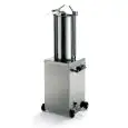 VERTICAL HYDRAULIC MEAT STUFFER - MOD. 122044 - Cylinder capacity Lt 15 - Cylinder diameter cm. Ø 20 - Cylinder length cm. 49,5 - SINGLE PHASE supply 230/50/1 - EC standards