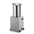 VERTICAL HYDRAULIC MEAT STUFFER - MOD. 123121 - Cylinder capacity Lt 25 - Cylinder diameter cm. Ø 26 - Cylinder length cm. 46 - THREE PHASE supply 230-400/50/3 - EC standards