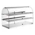 AMBIENT COUNTERTOP DISPLAY - MOD. CO94S - PLEXIGLASS SIDE PANELS AND DOORS - DIMENSIONS Cm L 80 x D 35 x h 50 - EC STANDARDS