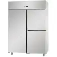 UPRIGHT FRIDGE - STAINLESS STEEL AISI 304 - VENTILATED COOLING - Mod B312ETN - CAPACITY LT 1200 - N. 3 DOORS - TEMPERATURE 0/+10°C - Dimensions cm L 142 D x 70 x H 203/210 - EC standards